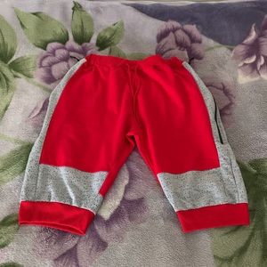 American Stitch Red and Silver Shorts
